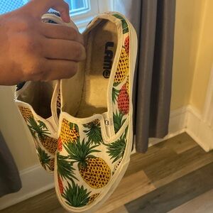 Pineapple fruit slip on shoes